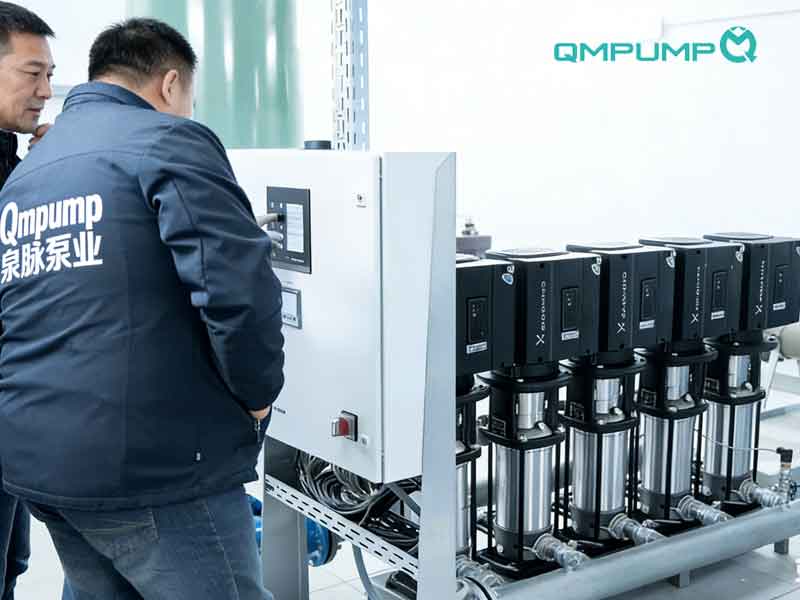 恒压变频泵组如何连接需求分配